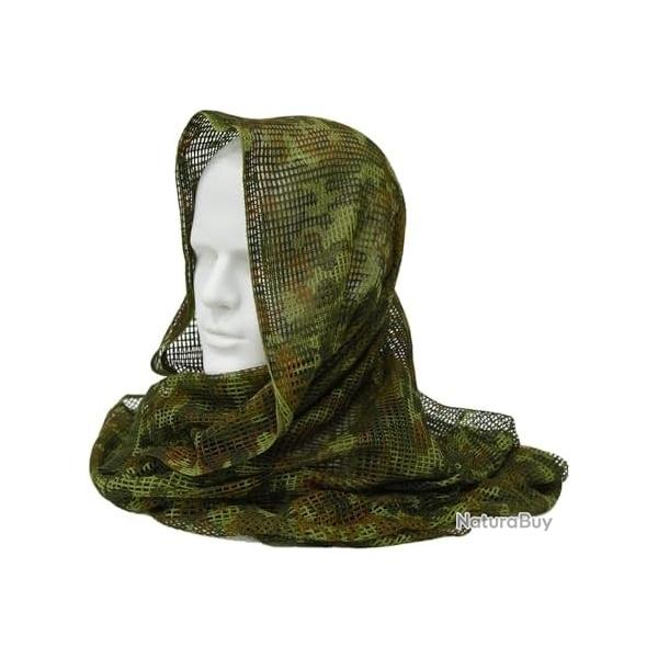 charpe tactique Miliary Camo foulards en maille pour hommes et femmes
