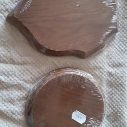 2 Écussons bois