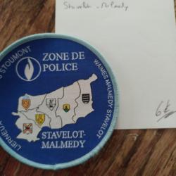 Écusson zone de police Stavelot Malmedy