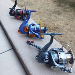 Lot de 3 moulinets 7000