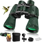 Jumelles haute puissance 20x42 pour adultes, étanches au quotidien/prisme BAK7/lentille FMC, jumelles professionnelles HD pour l'observation des oiseaux