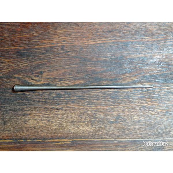 Baguette ancienne pour pistolet  silex ou percussion -  tte de poire - BE