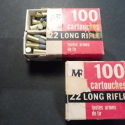 2  BOITES 22 LR   MANU FRANCE  VINTAGE   COMPLETE