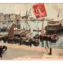 CPA- MARINE - CHERBOURG - L Avant -Port N°3403