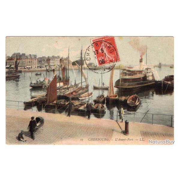 CPA- MARINE - CHERBOURG - L Avant -Port N3403