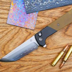 Couteau North Mountain Blade Chop 2 Lame Tanto Acier SLD-Magic Manche Alu/Ultem Button NMB2047UA3