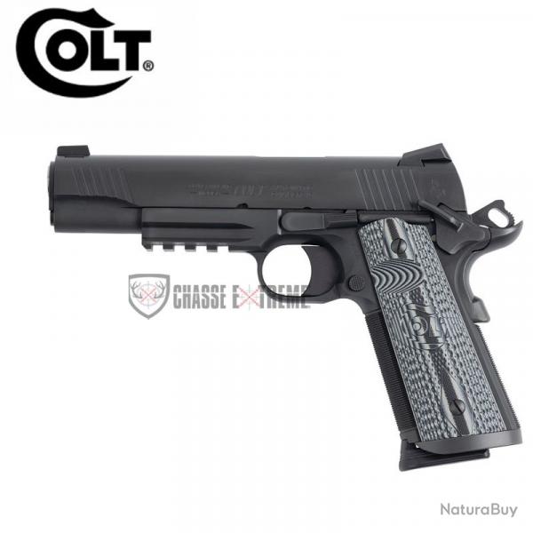 Pistolet COLT CCU Rail Gun 5" Cal 45 Acp Mate/Black Dlc