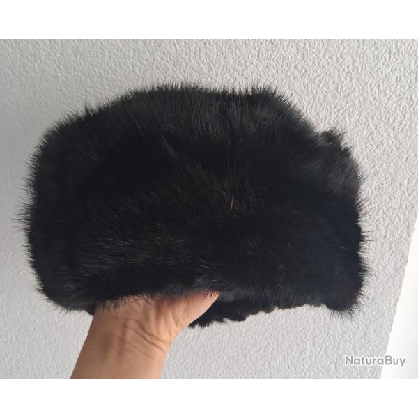 CHAPEAU CHAPKA EN VISON TAILLE 57 FABRICATION CCCP URSS