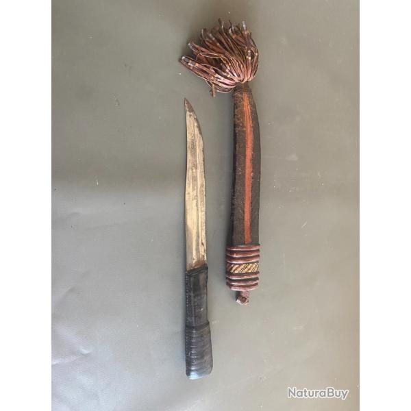 poignard Touareg ancien et authentique lame marqu 19 duvart France