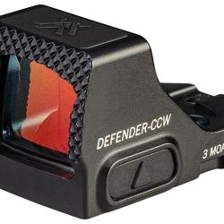 Viseur Vortex Defender CCW Noir Point Rouge 3 Moa