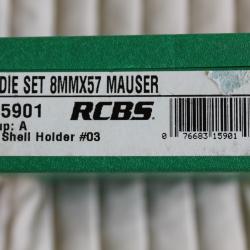 Jeu d'outil RCBS Cal 8X57 JS