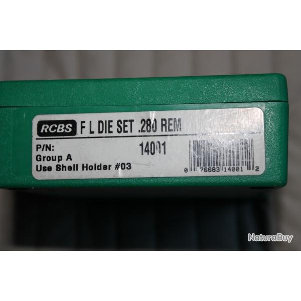 Jeu d'Outil RCBS Cal 280 Remington
