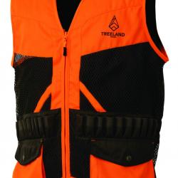 Treeland Gilet Summer Bi color Orange et Marron