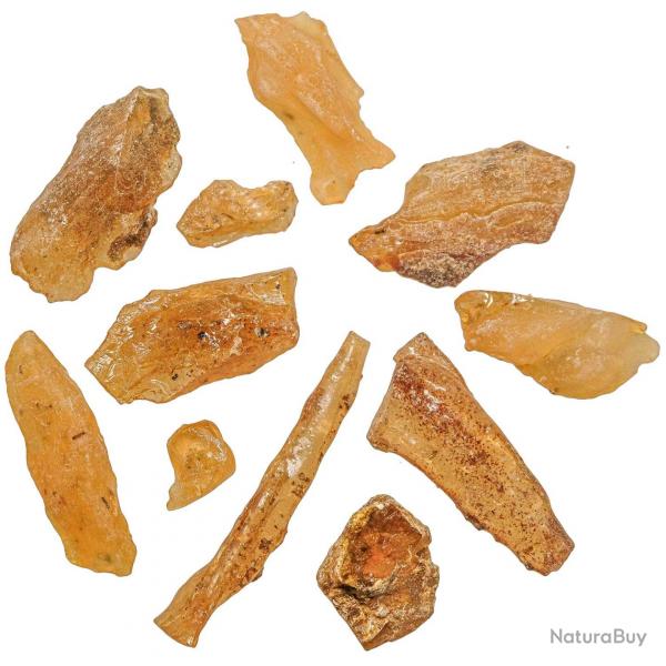 Pierres brutes ambre de Madagascar - 2  6 cm - 25 grammes