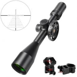Lunette HD Gen2 6-24x50 FFP Zero Reset Réticule Gravé Collier 20mm Haut Tactique Chasse WestHunter