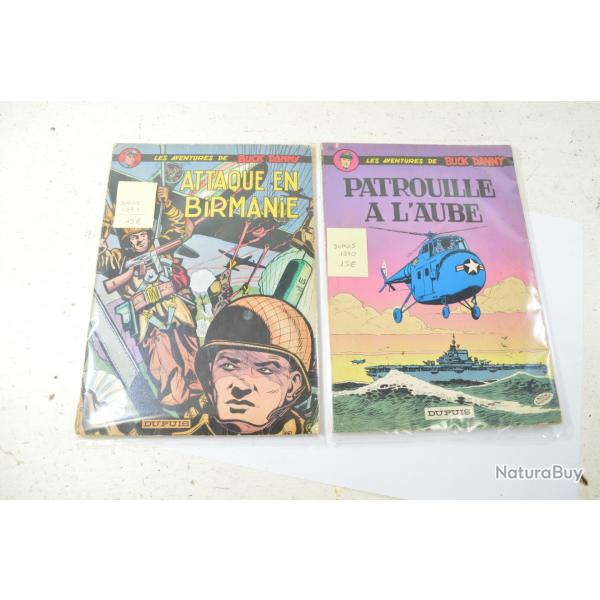 Les aventures de Buck Danny, patrouille  l'aube (1970) Attaque en Birmanie (1971), DUPUIS BD