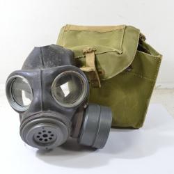 Masque à gaz Anglais WW2 avec pochette 1943 1944