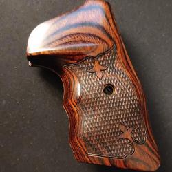 Poignée bois Rosewood pour revolver SMITH WESSON