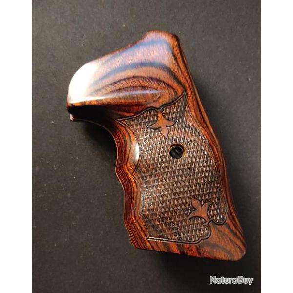Poigne bois Rosewood pour revolver SMITH WESSON