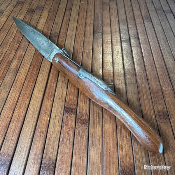 COUTEAU DE POILUS ARM FRANAISE WW1 14-18 CONTRAT MILITAIRE SIGL COUP DU RASOIR LZARD