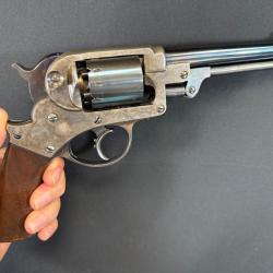 TRÈS BEAU REVOLVER STARR 1858 DA calibre 44PN