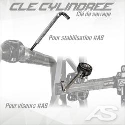 Cl&eacute; Cylindr&eacute;e Arc systeme pour Stabilisation AS