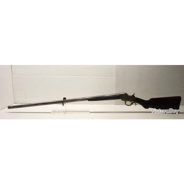 ENCHERE SANS RESERVE Fusil Hopkins & Allen monocoup  bloc tombant Cal.20 canon 77cm