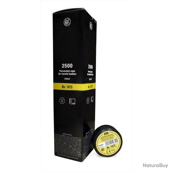 Boite de 2500 amorces canneles RWS 1075