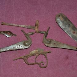 lot de pièces détachées pour fusil de chasse ancien
