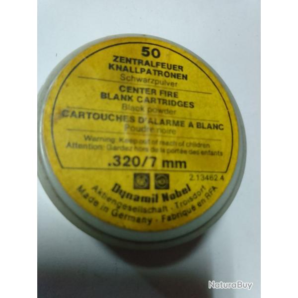boite de munitions a blanc cal 320