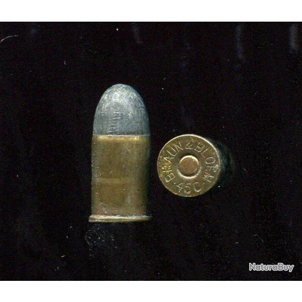 .450 Revolver BullDog - RARE production et marquage : BRAUN & BLOEM 450 - balle plomb
