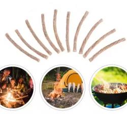 Lot de 10 Mèches de survie allume-feu