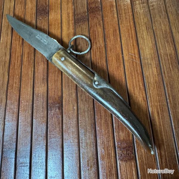 COUTEAU  PALME FRANAIS VINTAGE COLLECTOR DUMAS AN TRENTE-DEUX 32 TRS BON TAT ANNE 50
