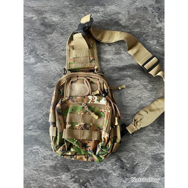 Sac bandoulire camo neuf.