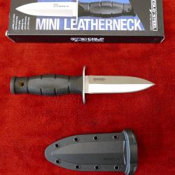 Couteau Cold Steel Mini Leatherneck Dague Lame Acier 8Cr13MoV Manche Kray-Ex Etui Secure-Ex CS39LSAC