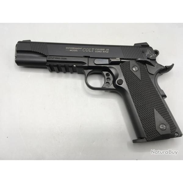 Pistolet 22Lr Colt 1911 Rail Gun d'occasion