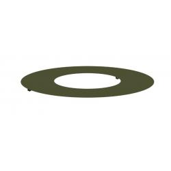 Cache-pot rond vert olive en plastique - Ø60 cm - Design élégant pour jardin et terrasse