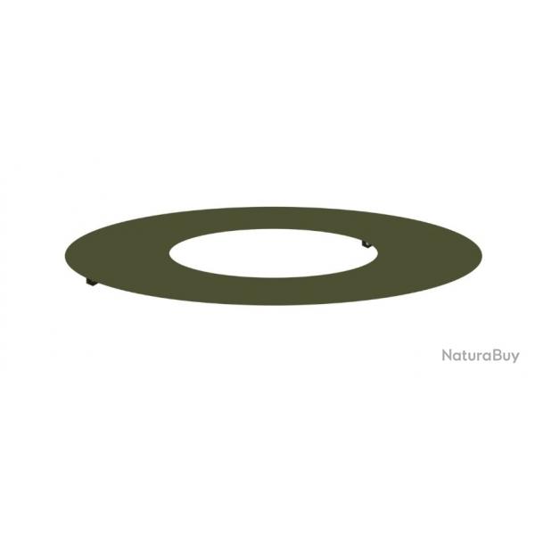 Cache-pot rond vert olive en plastique - 60 cm - Design lgant pour jardin et terrasse