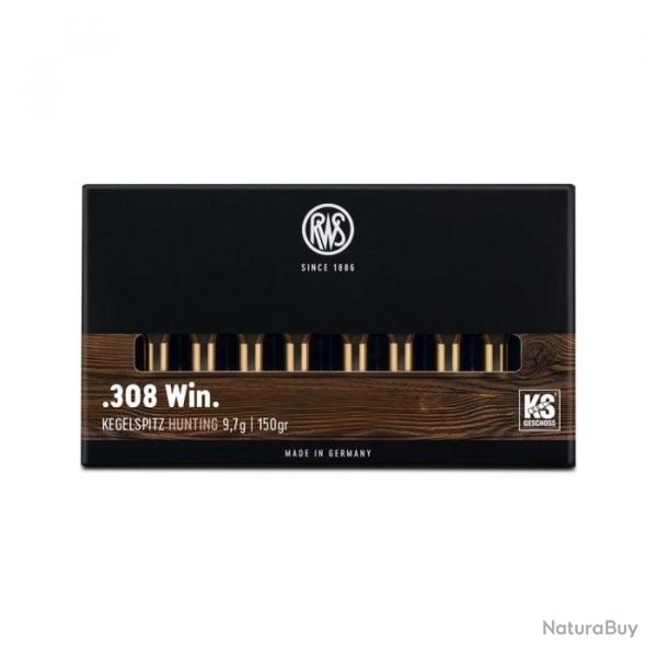 Balles RWS KS - Cal. 308 Win Mag - 150 / Par 1 / 308 Win MAG
