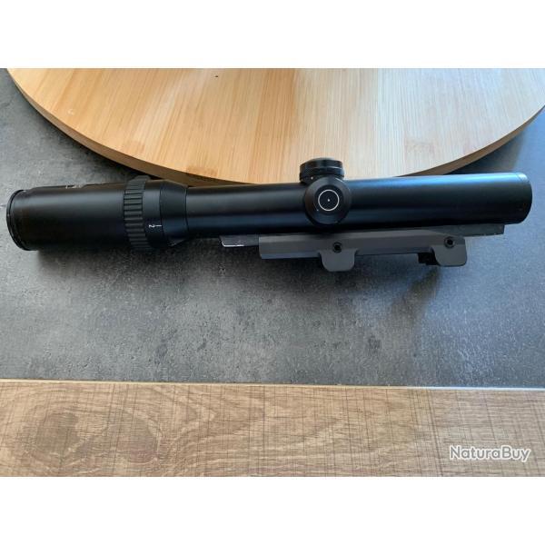 Schmidt & bender 1,25-4*20 + montage merkel kr1