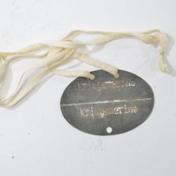 Copie plaque d'identité Kriegsmarine WW2 (F)