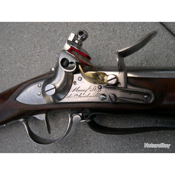 TRES BEAU FUSIL DE VOLTIGEUR 1816 C , attribu a la 2 iem lgion de la Garde Nationale Parisienne .