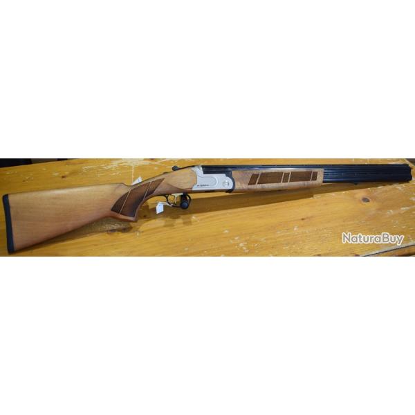 FUSIL SUPERPOS KHAN ARMS  BECASSIER cal 12/76 canon 61cm Neuf