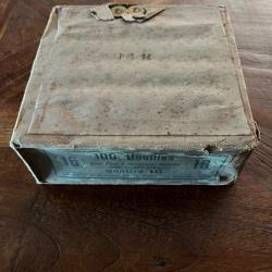 Boite de 100 douilles de calibre 16 Cartoucherie de Bischwiller