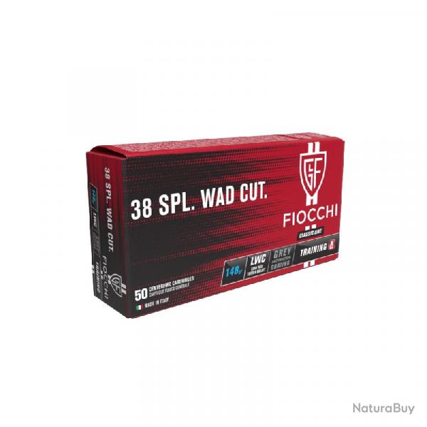 MUNITIONS FIOCCHI 38SP LWC 148GR X50