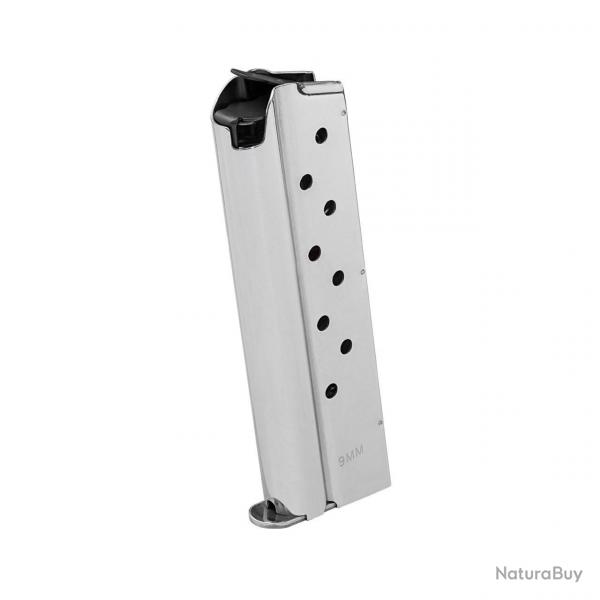 CHARGEUR 9MM 9 COUPS STAINLESS STEEL 1911
