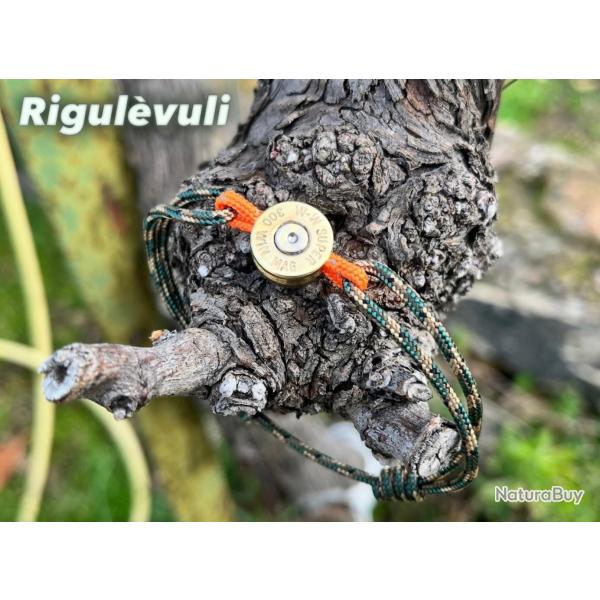 Bracelet paracorde avec vritable douille Braccialucciu rigulvuli