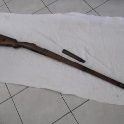 MAGNIFIQUE crosse de FUSIL ALLEMAND G98 .