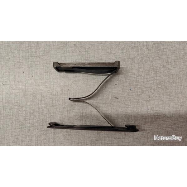 Lame ressort et fond de boitier chargeur mauser Gew 98 allemand ww1