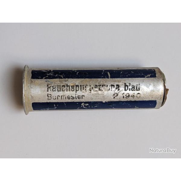Cartouche fumigne bleu pour pistolet lance fuse / Leuchtpistole - ALLEMAND WW2